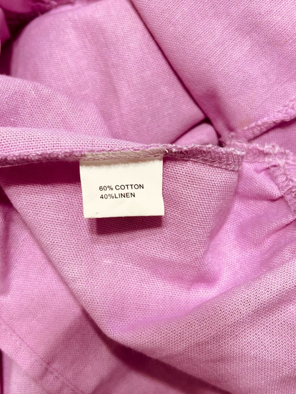 Petal & Pup Ruffle Sleeve Tiered Cotton/Linen Lilac Babydoll Mini Dress Size 2 - Picture 7 of 10
